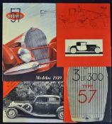 Automotive - 1939 Bugatti Type 57 Modeles 1939 Galibier Leaflet together with Bugatti La 3lit.300