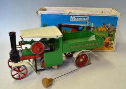 Mamod Live Steam Wagon unfired example in original box with inner packing and instructions