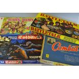 Military Game Selection to include Escape for Colditz, Combat, Dad's Army and Battletalk, all boxed,