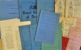 Royal Regiment Artillery Publication Selection 1903/4 - includes proceedings booklets, various