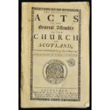 Scotland - Acts of the General Assembly of the Church of Scotland 1739-1752 - a scarce collection,