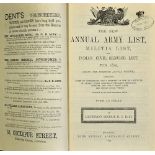 1879 Army List - The New Annual Army List Militia List and Indian Civil Service List Book - by
