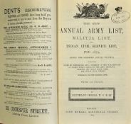 1879 Army List - The New Annual Army List Militia List and Indian Civil Service List Book - by