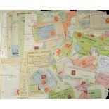 Assorted Selection of Commercial Bills c1950s with some earlier examples, also includes a
