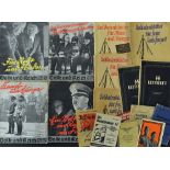 WWII Assorted German Publications including Nazi Magazines with four issues of 'Volk und Reich', a