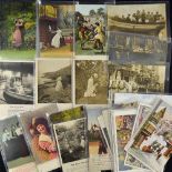Early 20th Century onwards Mixed Postcards - to include real photograph cards, artist signed