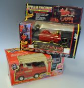 Remote Control Fire Chief boxed comes with a Battery Operated Steam Engine with Smoky Effect, boxed,