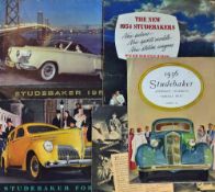 Automotive - Selection of 1930s-50s Studebaker Car Brochures including 1936 Miracle Ride Series