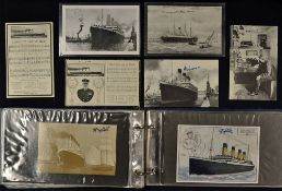 Titanic Signed Postcard and First Day Cover Selection with signatures including Mrs Haismann,