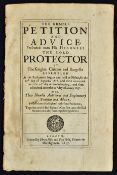 1657 The Humble Petition and Advice Presented unto his Highness The Lord Protector (Oliver Cromwell)