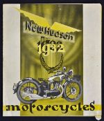 1932 New Hudson Motorbikes Sales Catalogue, Icknield Street, Birmingham - An impressive 6 page sales