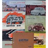 Automotive - c.1950s Austin Car Sales Brochure Selection to include 1933 Austin Britain's Dependable