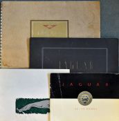 Automotive - 1950s Jaguar Car Sales Brochure Selection - includes The Jaguar Range for 1940 with 3 ½