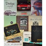 Automotive - Assorted American Car Brochures c.1930s onwards to include Opel, Duesenberg 8, 1926