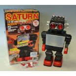 Saturn 13 Inch Giant Walking Robot complete with rockets and in original box