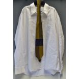 Original Vintage Ted Baker London White Shirt with Aviation Buttons chest and sleeve buttons