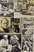 India - Gandhi Press Photographs to include a selection of black and white press photographs