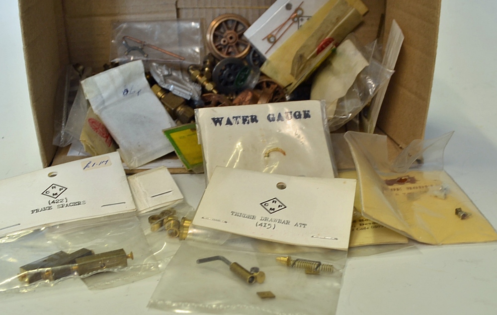 Boxed of Assorted Railway Castings to include Wheels, Springs, Water Gauges etc. - Image 2 of 2