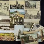 Assorted Postcard Selection to include Castles and Churches, Villages, London Suburbs, real