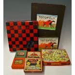 Selection of 1940s onwards Various Board Games to include Totopoly, Monopoly, Touring England, Motor