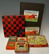 Selection of 1940s onwards Various Board Games to include Totopoly, Monopoly, Touring England, Motor