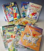 'The Rupert Annual' Books from 1980s onwards appear in good condition (22) Box