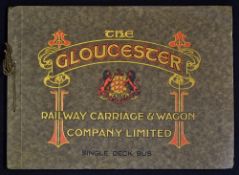 1930s The Gloucester Railway Carriage and Waggon Co. Ltd 'Single Deck Bus' Brochure containing