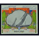 1912 Olympic Games 'Segling' [Sailing] Stockholm large format Publication - 16 pages with 9 full