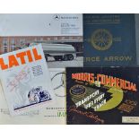 Automotive - 1930-50s Assorted Commercial Vehicle Brochure Selection to include 1928 Singer Junior