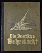 1936 German Cigarette Card Album 'Die Deutsche Wehrmacht' - appears complete in A/G condition