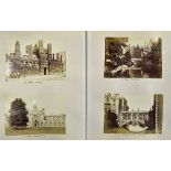 C.1880 Photo Album containing images relating to Oxford, Cambridge, Dartmoor, Ireland largely