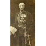Field Marshall Sir George Stewart White (1835-1912) Signed Photograph - signed in ink, a black and