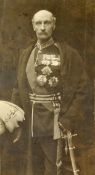 Field Marshall Sir George Stewart White (1835-1912) Signed Photograph - signed in ink, a black and