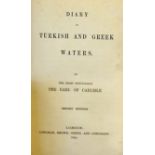 Diary In Turkish And Greek Waters By Howard [George William Frederick], [Seventh] Earl Carlisle [