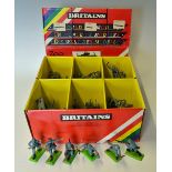 Britains 1971 German Infantry Model Soldiers new old stock in trade box, metal based, 60