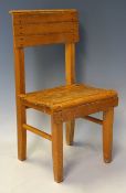 Children's wooden Chair measures 50x23cm approx.