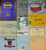 Automotive - 1930-50s Assorted Commercial Vehicle Brochure Selection to include Robey & Co Steam