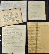 WWII - Bernard Montgomery British Eight Army Paperwork - includes Ten Chapters Book with copies of