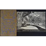 Automotive - 1929 Bentley 'The Hat Trick' Le Mans Victory Booklet - complete in brown embossed