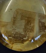 Exhibitions - Crystal Palace Souvenir Paper Weight Circa 1860s -1890s. With Albumen style