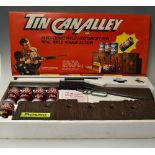 Ideal Tin Can Alley Game 1970's vintage - comprising electronic rifle and targets, cocks like a real