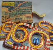 Coney Island clockwork roller coaster 2 variations by Technofix one in original box (box poor)