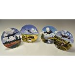 Selection of Royal Doulton 'Heroes of the Sky' Bone China Plates to include Wellington over the