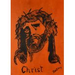 Murderabilia - Notorious Serial Killer - John Wayne Gacy (1942-1994) Original 'Christ' Oil
