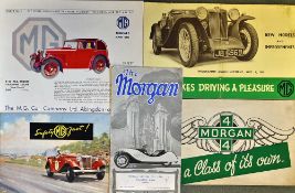 Automotive - Selection of c.1930s British Car Manufacturers Brochures/Leaflets including 1935 MG