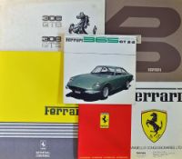 Automotive - 1970s onwards Ferrari Car Brochures with a varied selection including 1968 Ferrari