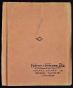 1929 Equipment & Engineering 'Railway, Tramway and General Transport Engineers' Catalogue as