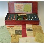 1950s Subbuteo Table Soccer Game complete with 1949/50 instructions and original box, mixed