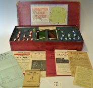 1950s Subbuteo Table Soccer Game complete with 1949/50 instructions and original box, mixed