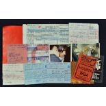 Selection of Rock drummer Colin 'Cozy' Powell, Stage Passes, plane ticket, signed Visa receipt,